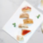 plate of sandwiches